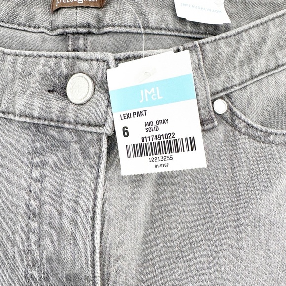 NWT J. McLaughlin Lexi Pant Gray Skinny Mid Rise Jeans - Picture 5 of 9